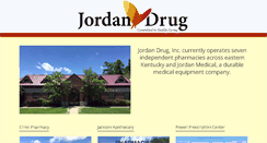 Desktop Screenshot of jordandrug.com